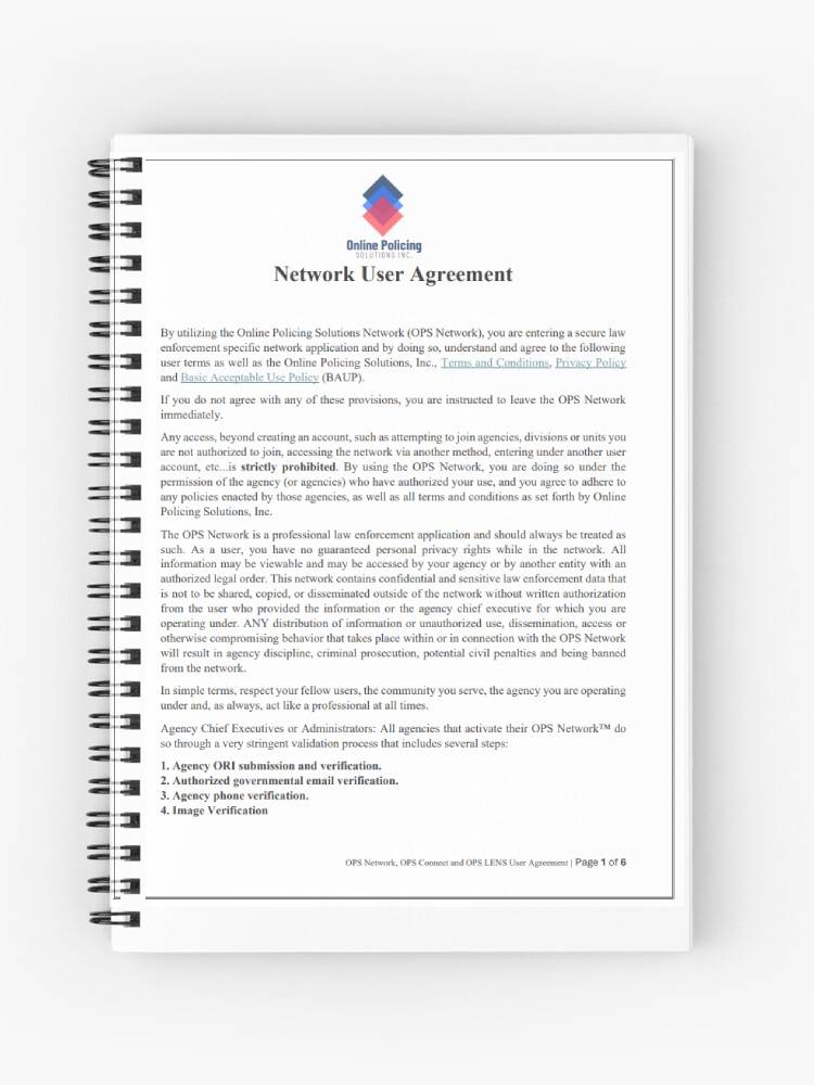 Network User Agreement